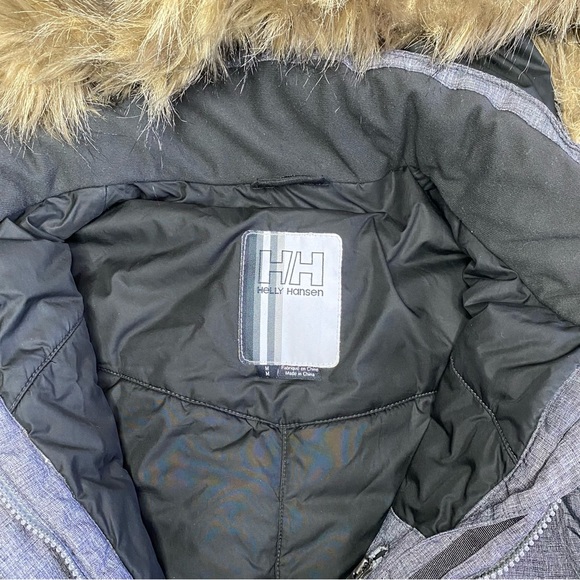 Helly Hansen Parka Removable Hood Grey Women’s Size Medium - Picture 5 of 15